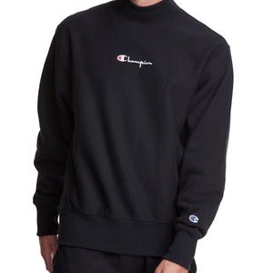 Champion Reverse Weave Mock Neck Crew Sweatshirt